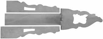 John Armstrong, Maryland Patchbox Kit,
nickel silver, 8-3/8" overall length